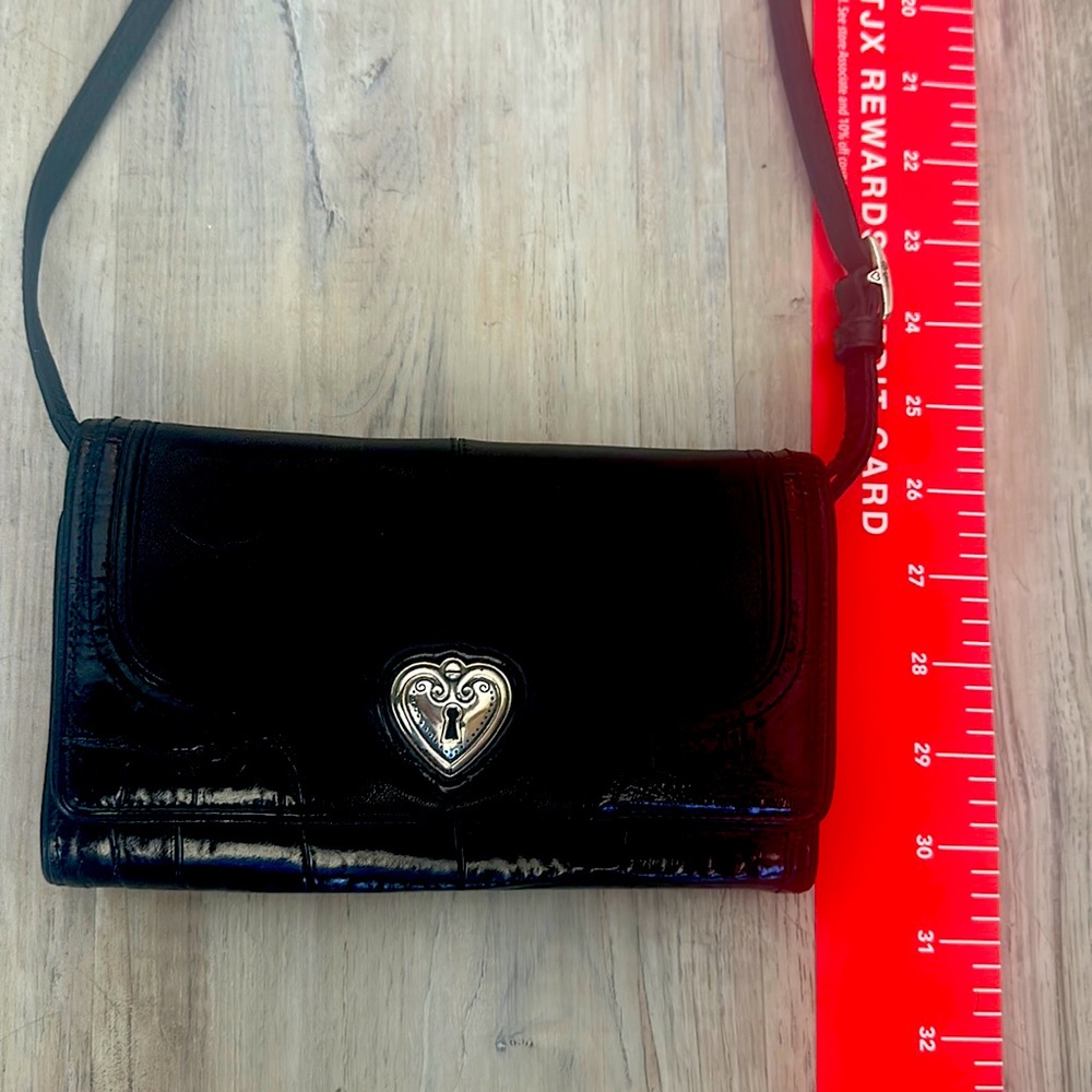 Black Brighton wallet purse crossbody.